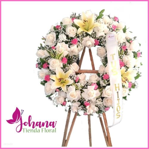 Arreglo fúnebre corona