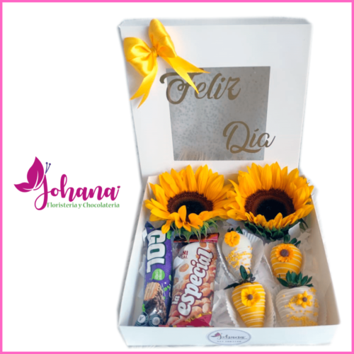 Ancheta con girasoles