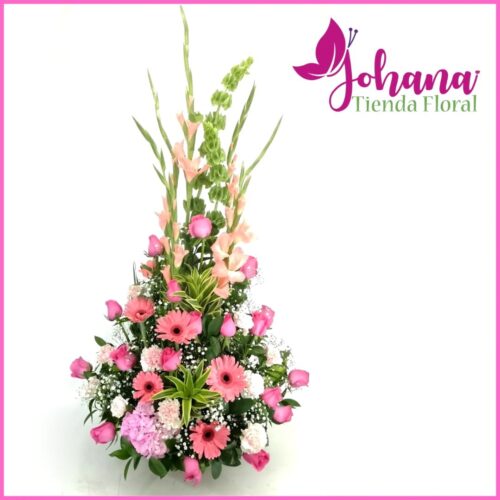 Arreglo floral con gerberas para mamá