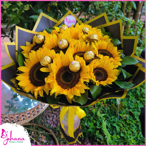 buchón de girasoles