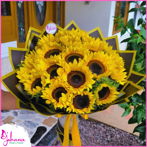 ramo de girasoles