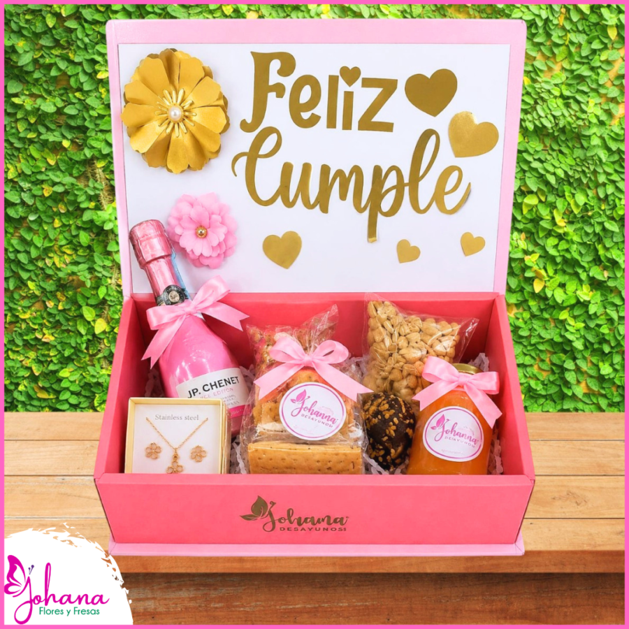 Snack Sorpresa Feliz Cumple con Mini JP. Chenet y Accesorios